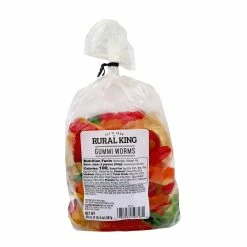 Rural King Gummi Worms TIE TOP - Candy & Gum
