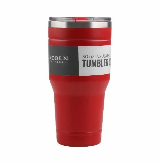 Lincoln Outfitters 30oz. Stainless Steel Red Tumbler 30LO3020 - Camp Kitchen 2 Lincoln Outfitters 30oz. Stainless Steel Red Tumbler 30LO3020 - Camp Kitchen - Image 2