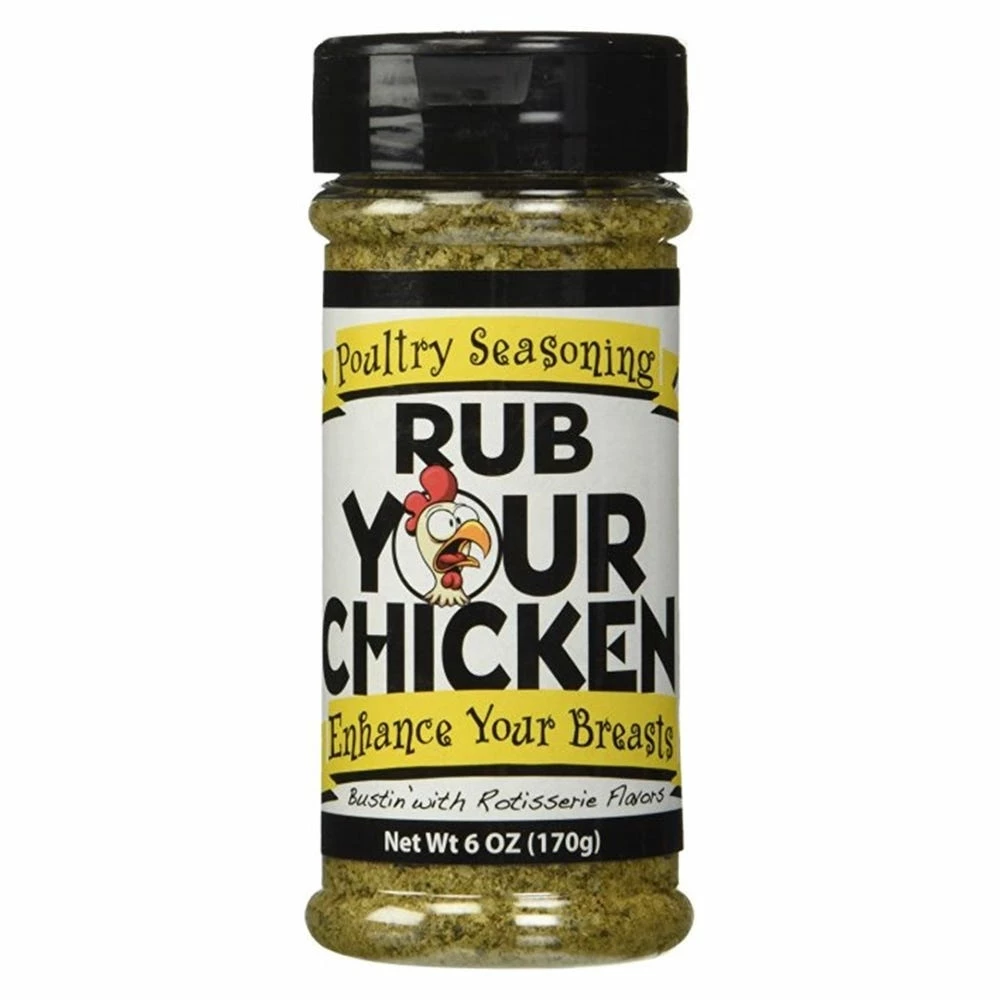 Various Brands Rub Your Chicken Poultry Seasoning, 6 oz. - Spices & Seasonings 1 Various Brands Rub Your Chicken Poultry Seasoning, 6 oz. - Spices & Seasonings
