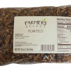Various Brands Farmers Select Pecan Pieces, 1 lb. - Pecans, Pistashios & Walnuts
