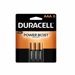 Duracell Coppertop AAA Alkaline Batteries, 6 Pack - Household Batteries