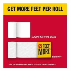 Brawny® Paper Towels, 8 XL Rolls, 120 Count, White Pick-A-Size® Sheets - 441945 - Paper Towels & Napkins -Food & Household Goods Sales 07d91e964d8c9870d3d417a200f62f8033ef13bd 266850003 3