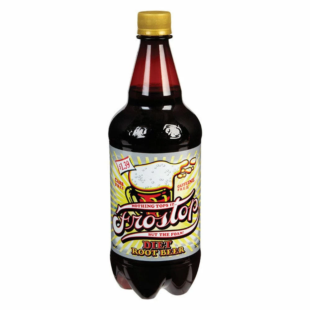 Frostop Diet Root Beer Soda, 32 oz. 1 Frostop Diet Root Beer Soda, 32 oz.