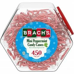 Brach's Mini Candy Cane Display, 450 Count - 4939 - Candy Gifts & Seasonal