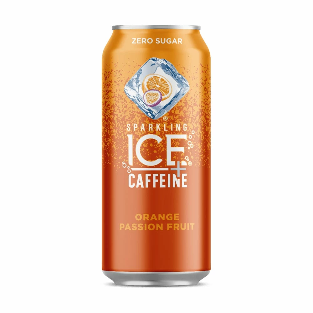 Sparkling Ice +Caffeine Orange Passionfruit Sparkling Water, 16 oz. 1 Sparkling Ice +Caffeine Orange Passionfruit Sparkling Water, 16 oz.