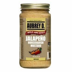 Aubrey D. Rebel Jalapeno Horseradish Mustard, 12 oz. - Condiments & Sauces