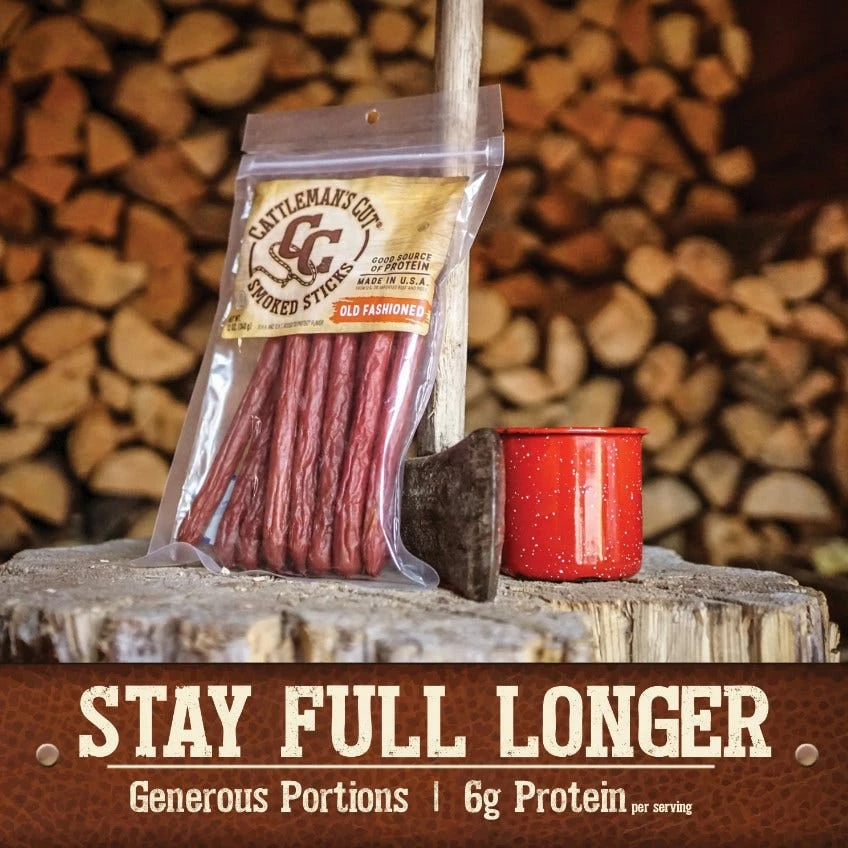 Oberto Cattleman's Cut Old Fashioned Smoked Meat Sticks, 12 oz. - Sausages 2 Oberto Cattleman's Cut Old Fashioned Smoked Meat Sticks, 12 oz. - Sausages - Image 2