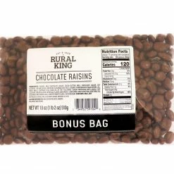 Rural King Chocolate Raisins - 18 oz. Bonus Bag - Candy & Gum