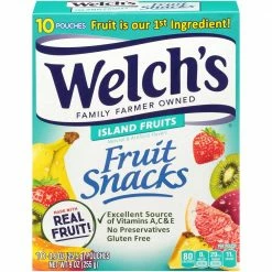 Welch's Island Fruit Fruit Snacks, 10 Pouches