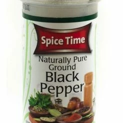 Various Brands Spice Time Ground Black Pepper, 1.75 oz. - Spices & Seasonings