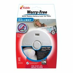Kidde P3010H Worry-Free Hallway 10 yr Sealed Battery Smoke Alarm - 21010167 - Detectors & Alarms