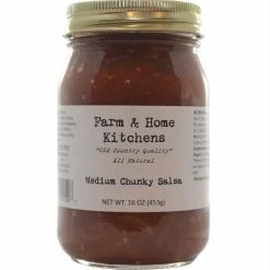 Farm & Home Kitchens Medium Chunky Salsa, 16 oz. - Dips & Salsa
