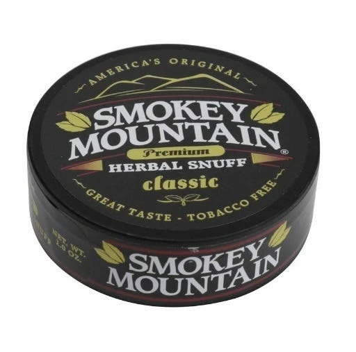 Smokey Mountain Premium Herbal Snuff - Snacks 1 Smokey Mountain Premium Herbal Snuff - Snacks