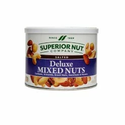 Superior Nut Company Salted Deluxe Mixed Nuts, 8 oz. - Peanuts