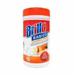 Brillo Basics Orange Cleaning Wipes, 40 Count - All-Purpose Cleaners