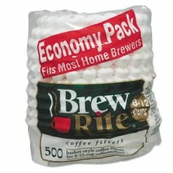 Brew Rite Coffee Filters 500 Count 45-501A - Coffee Supplies