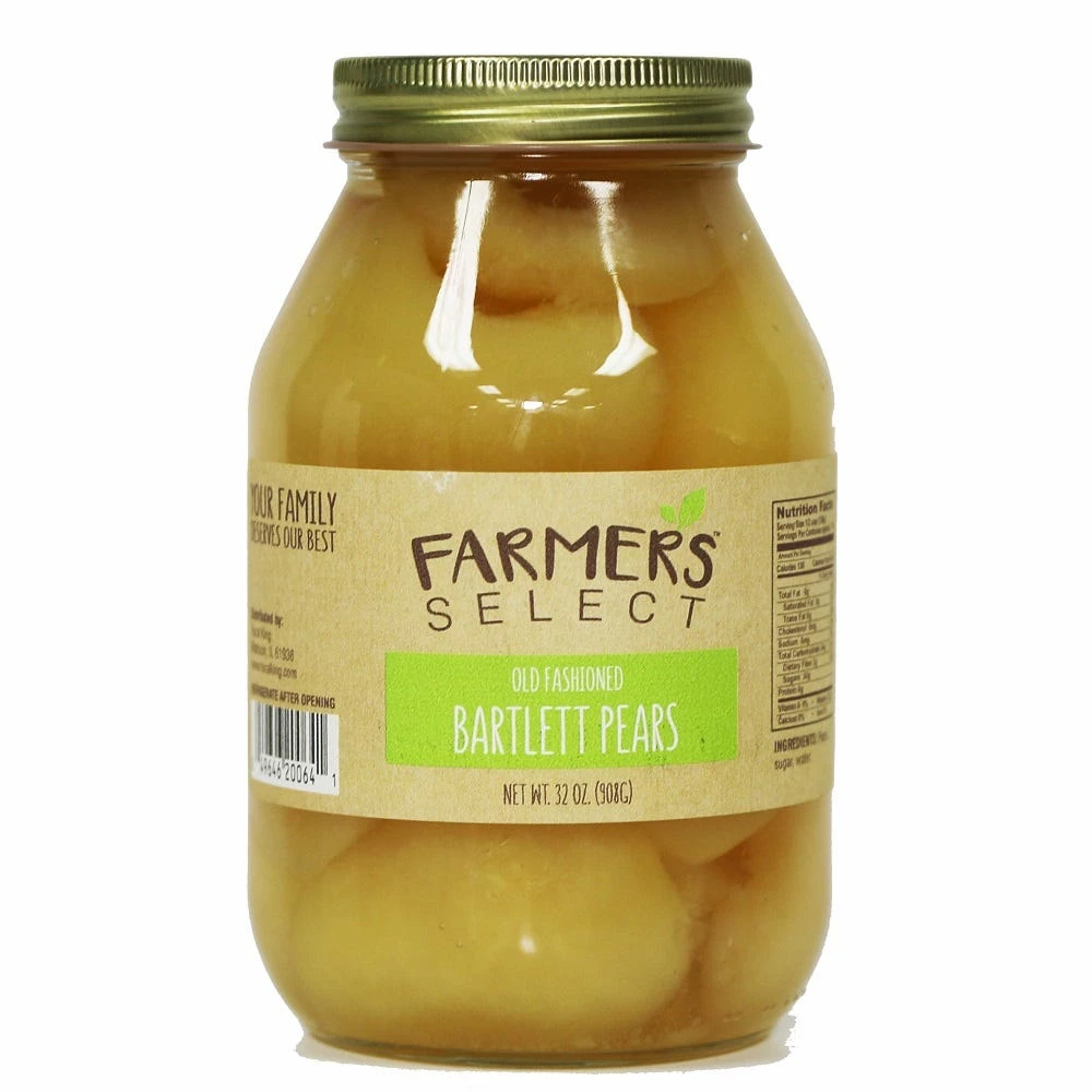 Various Brands Farmer's Select Pears, 32 oz. - Canned Goods & Soups 1 Various Brands Farmer's Select Pears, 32 oz. - Canned Goods & Soups