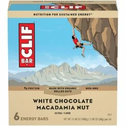 Clif Bar - White Chocolate Macadamia Nut, 6 Count - Granola & Snack Bars