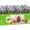 Ball Pint Size Regular Mouth 16 oz. Mason Canning Jars, 12 Pack - 61000 - Canning Jars, Bands & Lids