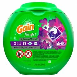 Procter and Gamble Distributing Gain Flings +Oxi & Febreze Moonlight Breeze 51 CT - Laundry Detergent