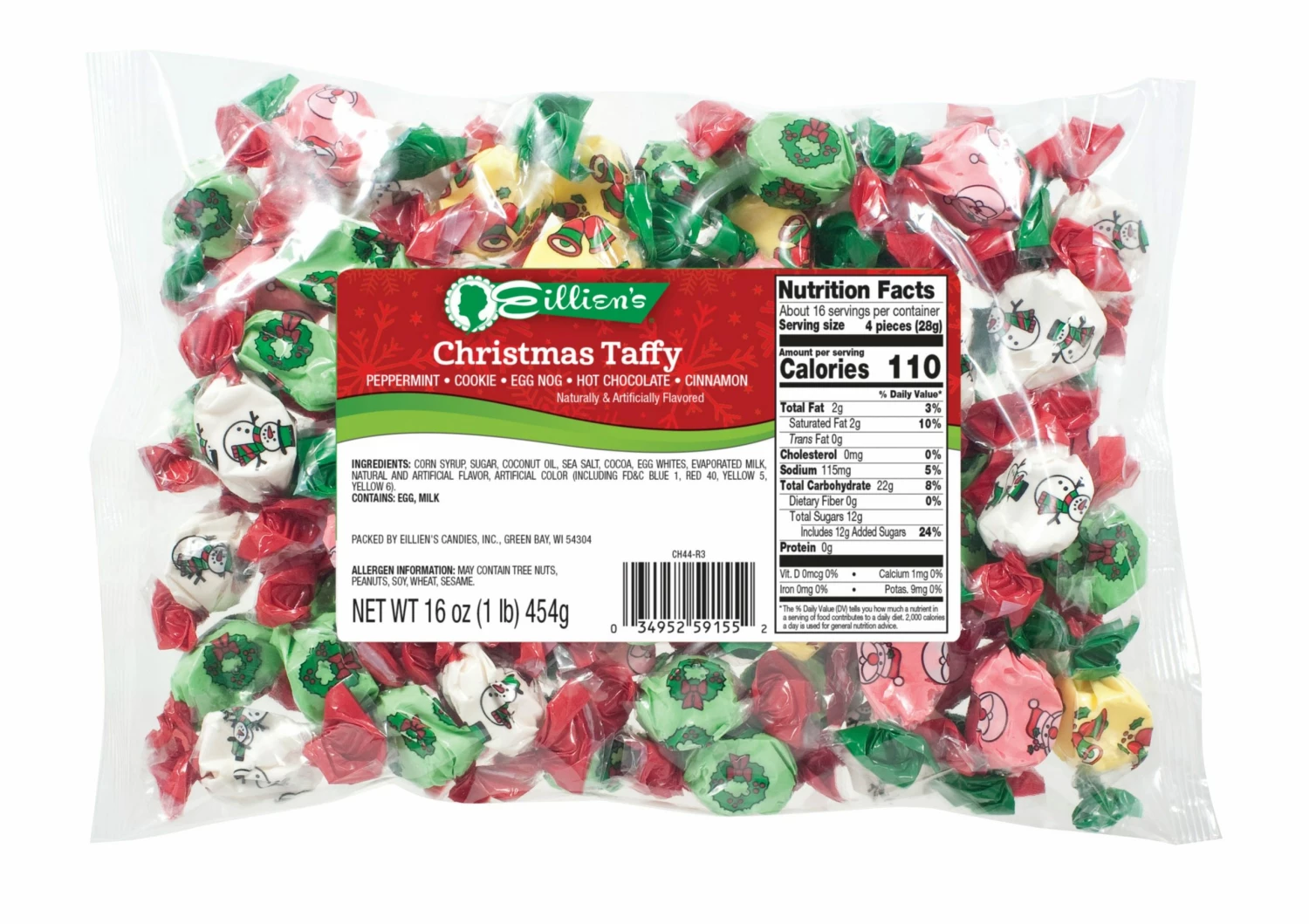 Eillien's Holiday Mint Twists, 16oz - Candy & Gum 1 Eillien's Holiday Mint Twists, 16oz - Candy & Gum
