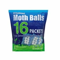 Various Brands 16-1 oz Old Fashioned Moth Ball Packets - Cleaning & Janitorial Supplies