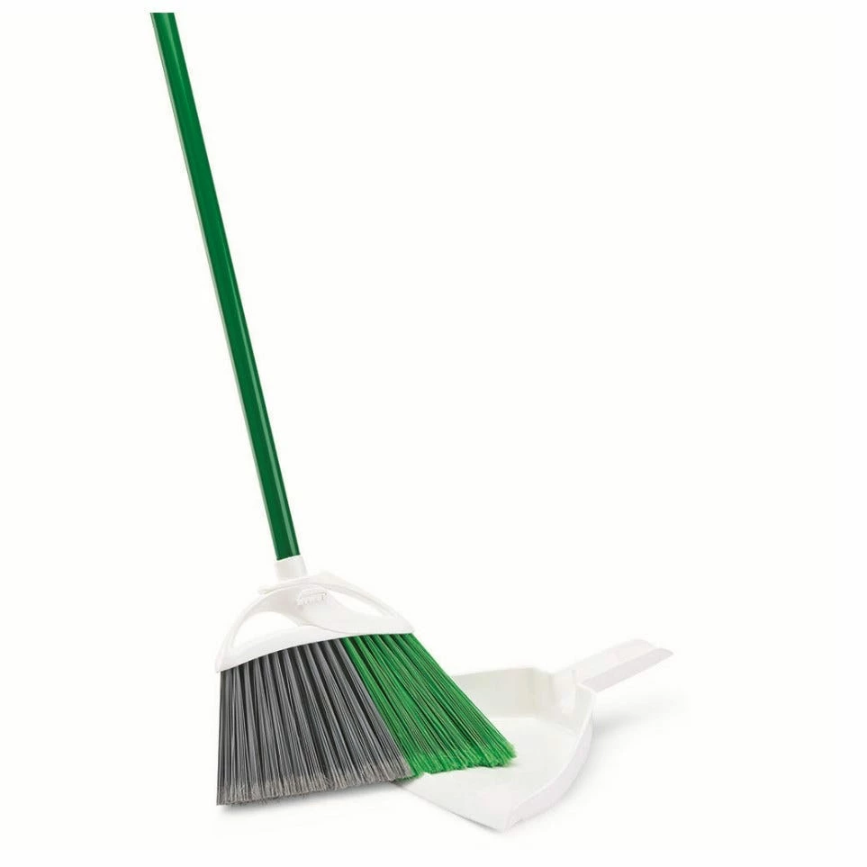Libman Precision Angle® Broom with Dust Pan - Cleaning & Janitorial Supplies 1 Libman Precision Angle® Broom with Dust Pan - Cleaning & Janitorial Supplies