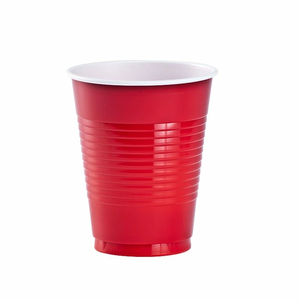 Party Dimensions Co-Ex Cup, Plastic, Red, 18 oz. Cups, 16 Pack - 84062 - Disposable Kitchenware 2 Party Dimensions Co-Ex Cup, Plastic, Red, 18 oz. Cups, 16 Pack - 84062 - Disposable Kitchenware - Image 2