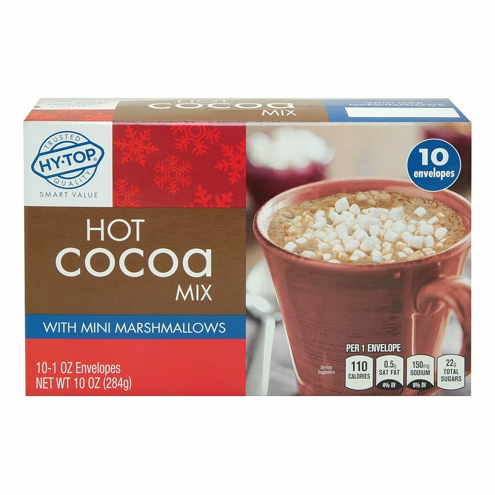HyTop Milk Chocolate Hot Cocoa Mix with Marshmallows, 10 Pack - Hot Chocolate 1 HyTop Milk Chocolate Hot Cocoa Mix with Marshmallows, 10 Pack - Hot Chocolate