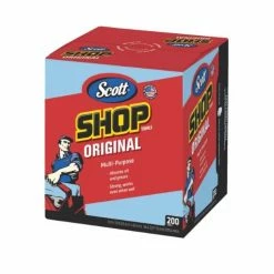 Various Brands Tool Box Blue Shop Towels 200 Count - 5520201 - Cleaning Tools