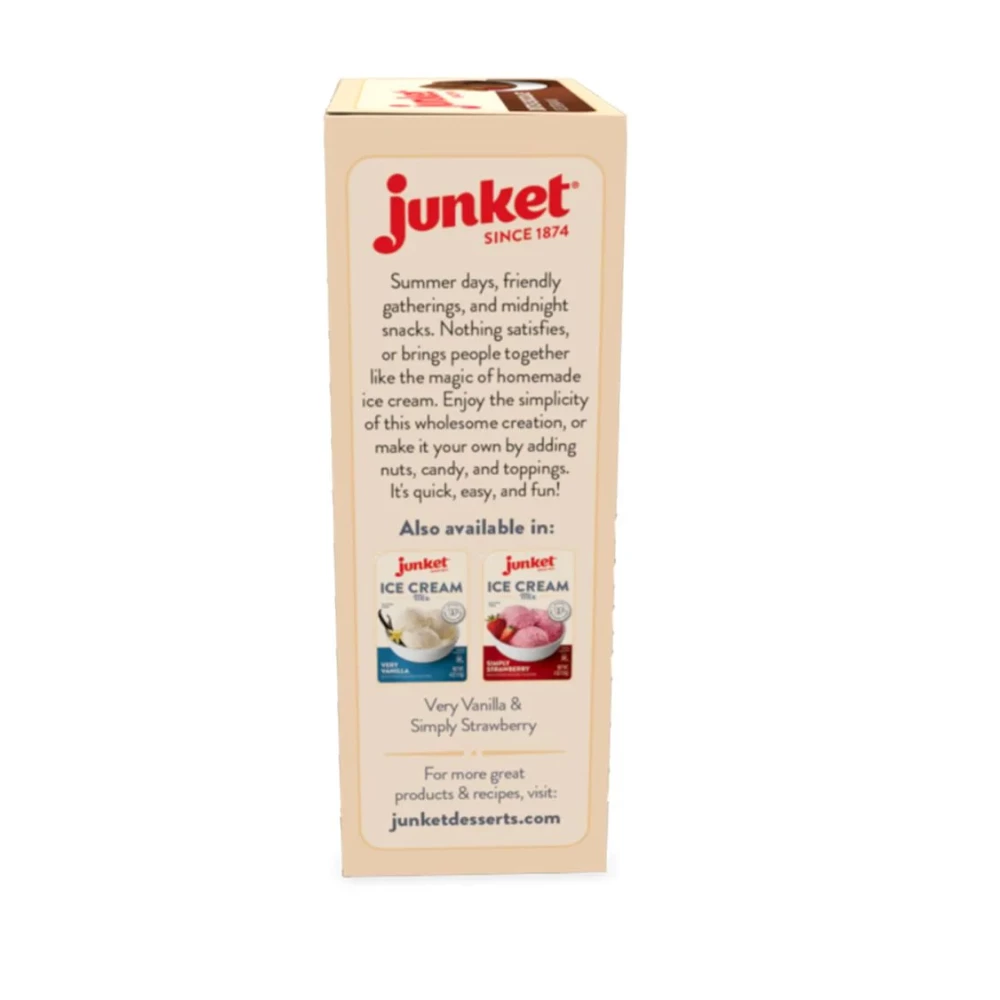 Junket Dutch Chocolate Ice Cream Mix, 4 oz. - 42301 - Baking Essentials 3 Junket Dutch Chocolate Ice Cream Mix, 4 oz. - 42301 - Baking Essentials - Image 3