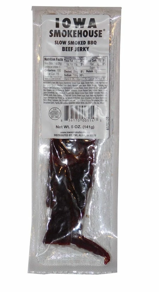 Iowa Smokehouse Slow Smoked BBQ Beef Jerky IS-5JB 2 Iowa Smokehouse Slow Smoked BBQ Beef Jerky IS-5JB - Image 2