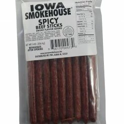 Iowa Smokehouse Spicy Beef Sticks IS-BSS - Jerky