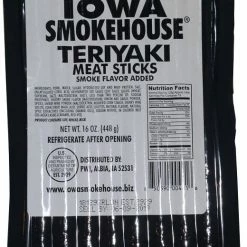 Iowa Smokehouse Teriyaki Meat Sticks IS-MSTE - Jerky