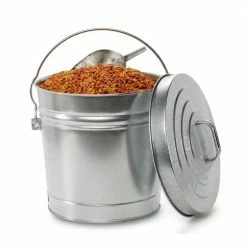 Behrens Galvanized Steel Storage Can with Locking Lid, 6 Gallon - 00108K - Food Storage -Food & Household Goods Sales 2baf3b4e50d68ccba98cda21221ebcdf897800e6 69810765 3