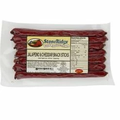 StoneRidge Jalapeno & Cheddar Snack Sticks, 7 oz. - Jerky