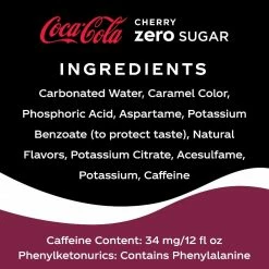 Coca-Cola Cherry Coca -Cola Zero, 12 Pack - 12 fl. oz. Cans - Soda -Food & Household Goods Sales 2c413ef49126bac5bc7f257e52353a51f3ab0892 220857101 3