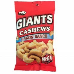 Giants Bacon Ranch Cashews, 4 oz. - Salty Snacks