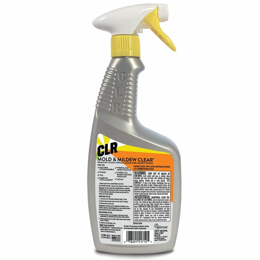 CLR® Mold & Mildew Clear & Trade; Bleach-Free Stain Remover 32oz - CMM-6 - Shower Cleaners 2 CLR® Mold & Mildew Clear & Trade; Bleach-Free Stain Remover 32oz - CMM-6 - Shower Cleaners - Image 2