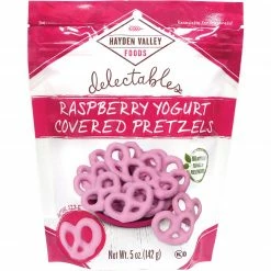 Hayden Valley Raspberry Yogurt Pretzels, 5oz