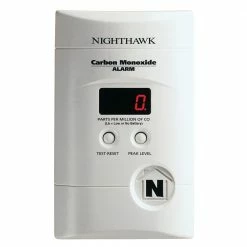 Nighthawk AC Plug-in Operated Carbon Monoxide Alarm with Digital Display by Kidde - 900-0076-01 - Detectors & Alarms