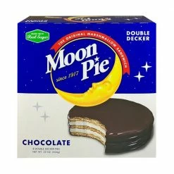 Moon Pie Double Decker Chocolate Marshmallow Sandwich, 8 Pack - Cookies