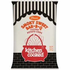 Kitchen Cooked Smoky Sweet BBQ Flavored Potato Chips, 9.75 oz. Bag - Chips & Crackers