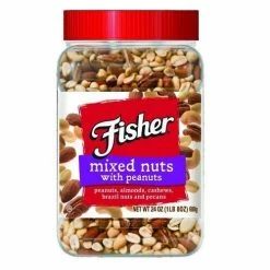 Fisher Mixed Nuts with Peanuts, 24 oz.