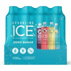 Sparkling Ice 17 oz. Bottle Blue Variety, 12 Pack - Water