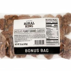 Rural King Chocolate Caramel Clusters BONUS BAG - Candy & Gum