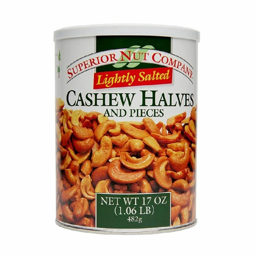 Superior Nut Company Lightly Salted Cashew Halves & Pieces, 17 oz. - Cashews 1 Superior Nut Company Lightly Salted Cashew Halves & Pieces, 17 oz. - Cashews