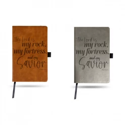 Rico Laser Engraved Bible Verse Notepad With Psalm 18:2 - Books and Magazines