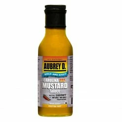 Aubrey D. Rebel Carolina BBQ Mustard Sauce, 12 oz. - Condiments & Sauces