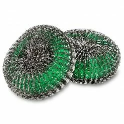 Libman Stainless Steel Power Scrubbers, 2 Pack - Cleaning Tools